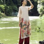 Nét thêu truyền thống trên áo dài