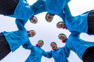 Những bóng hồng mạnh mẽ ở vùng cao