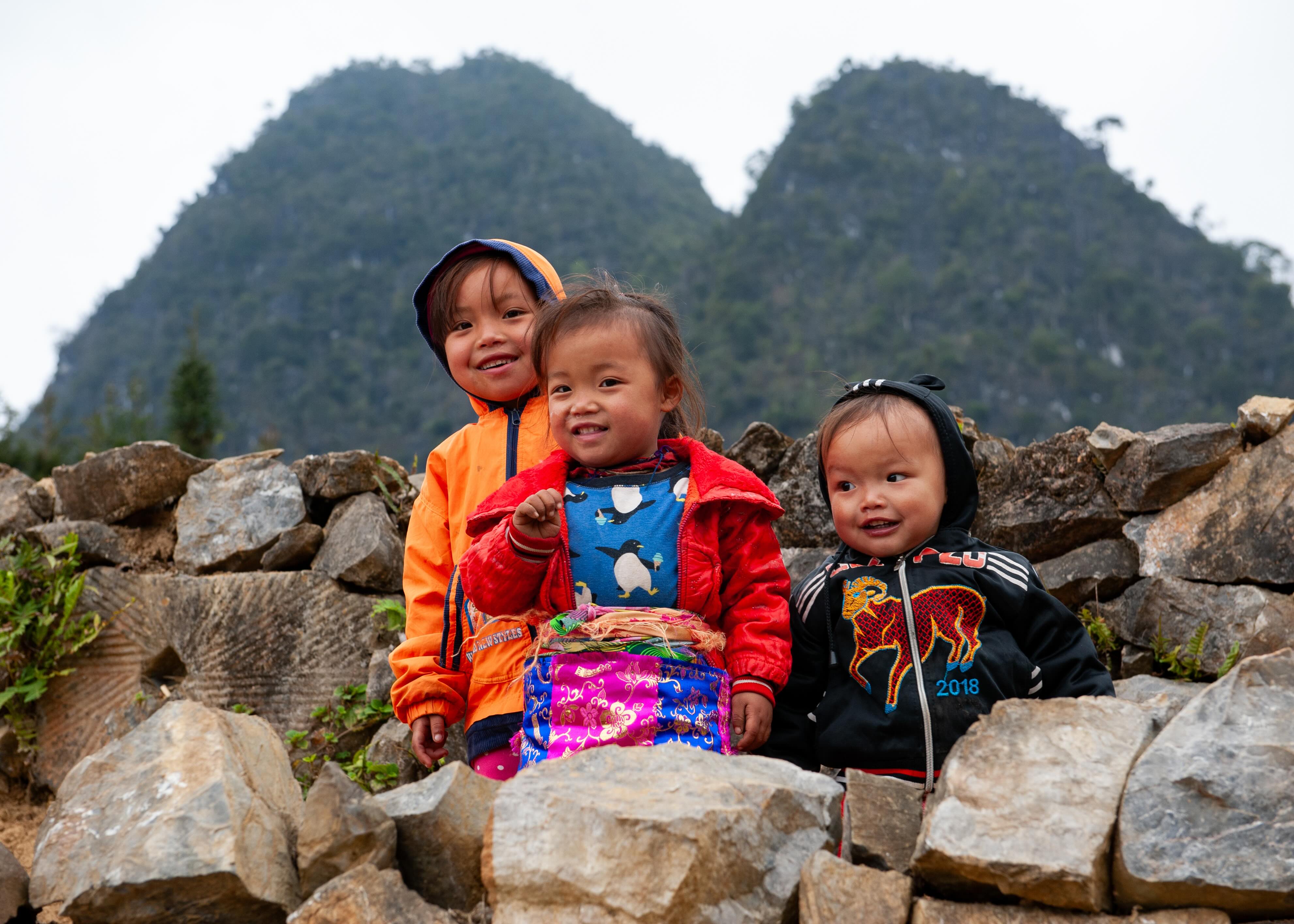 Rosy cheeks and clear eyes