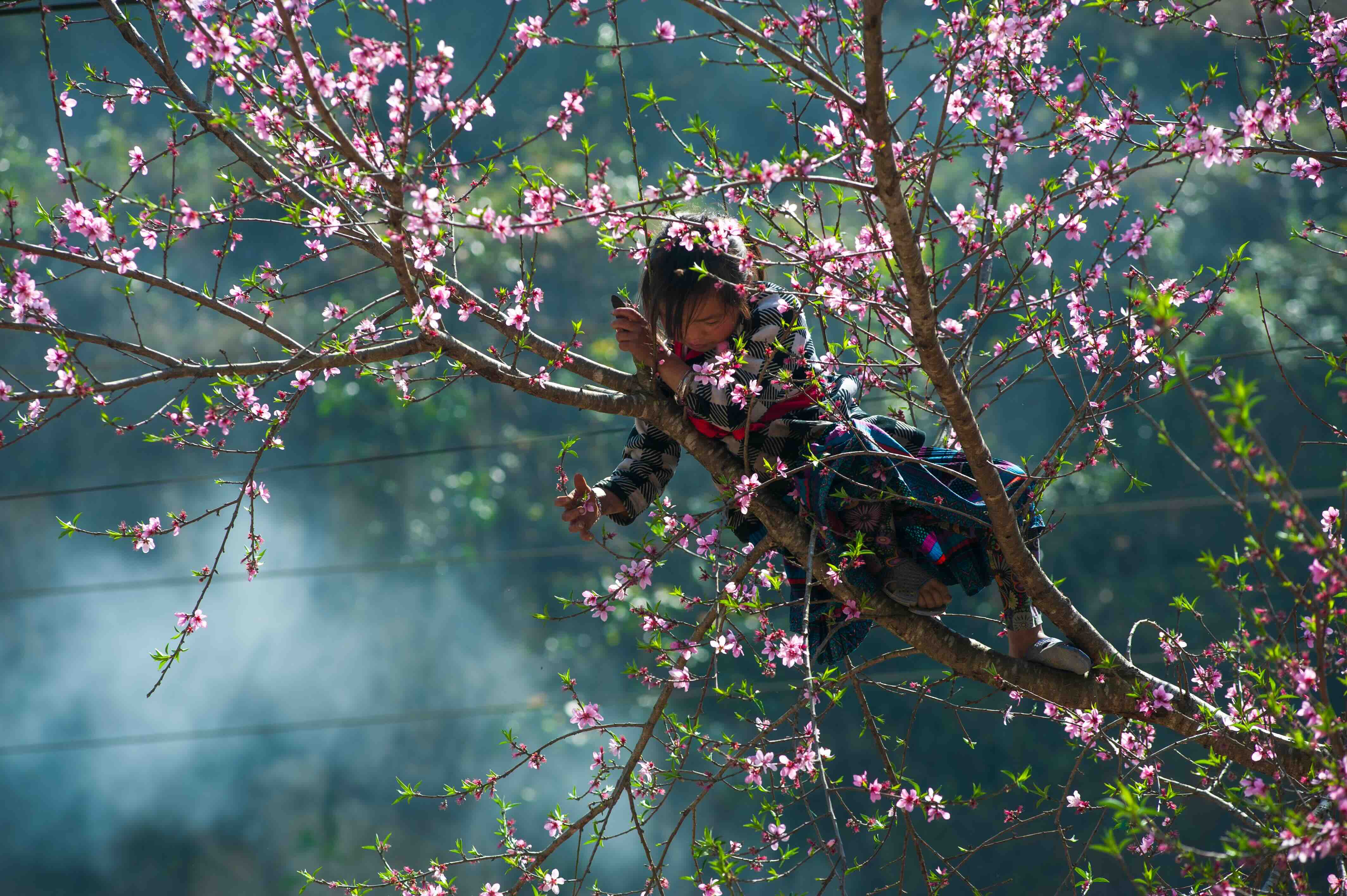 Rosy cheeks and clear eyes