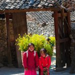 Rosy cheeks and clear eyes