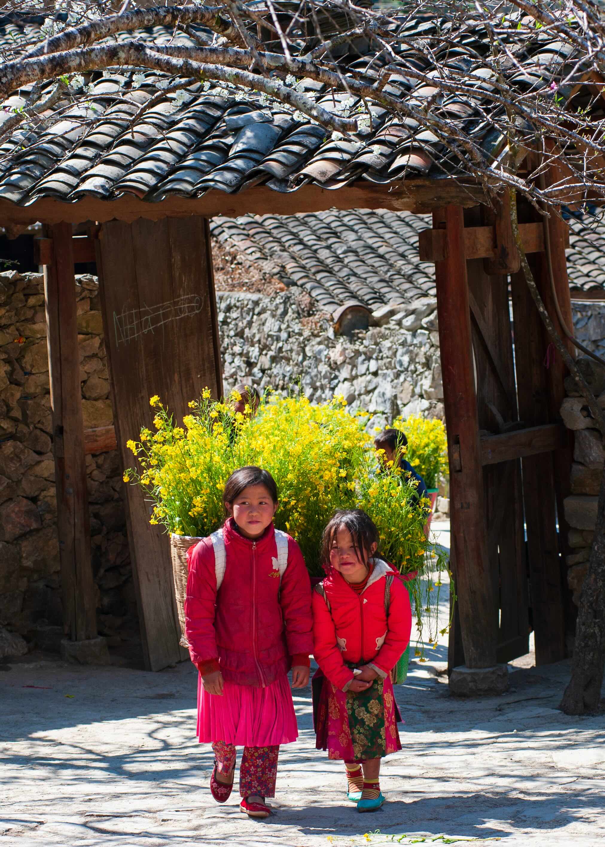 Rosy cheeks and clear eyes