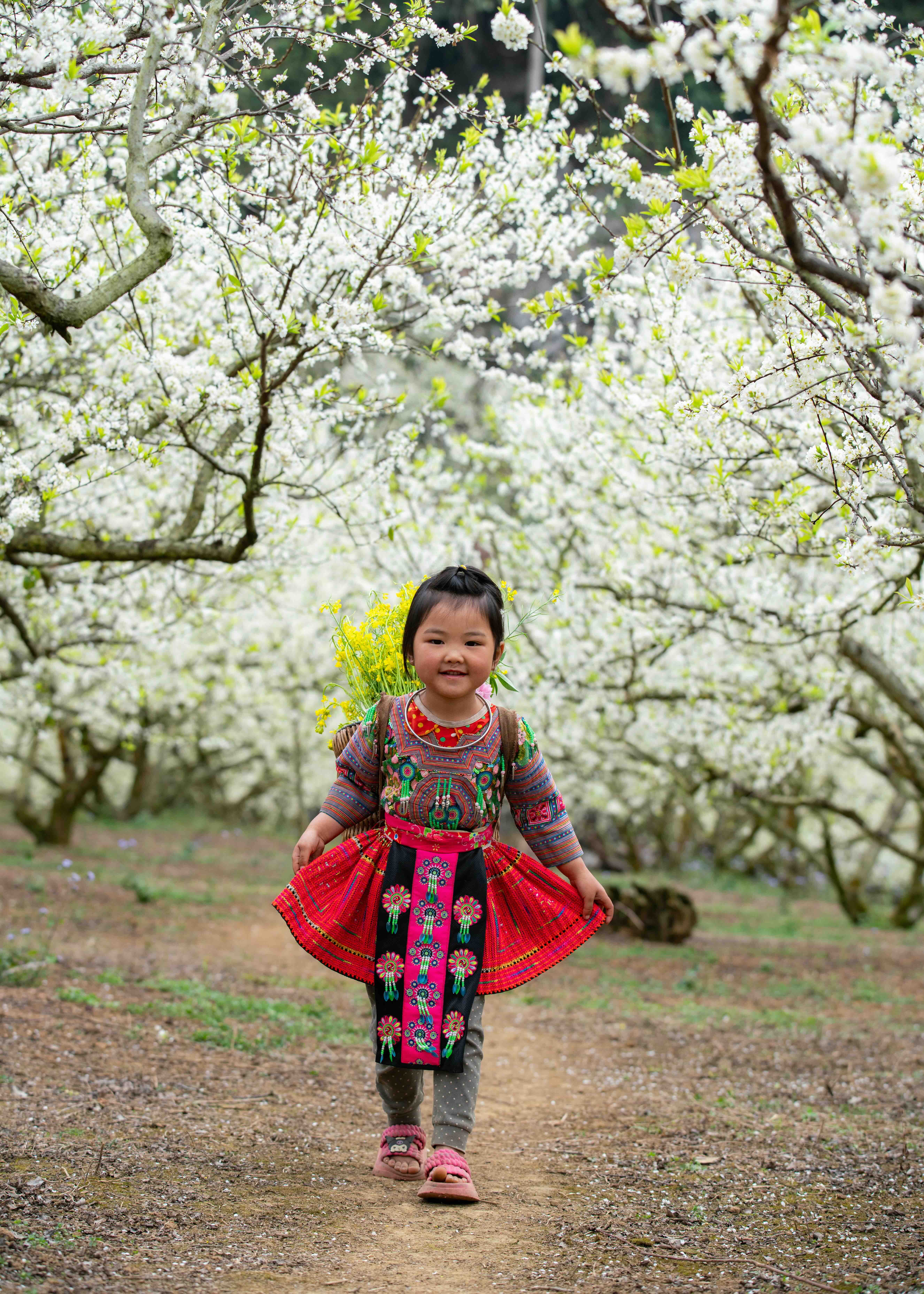 Rosy cheeks and clear eyes
