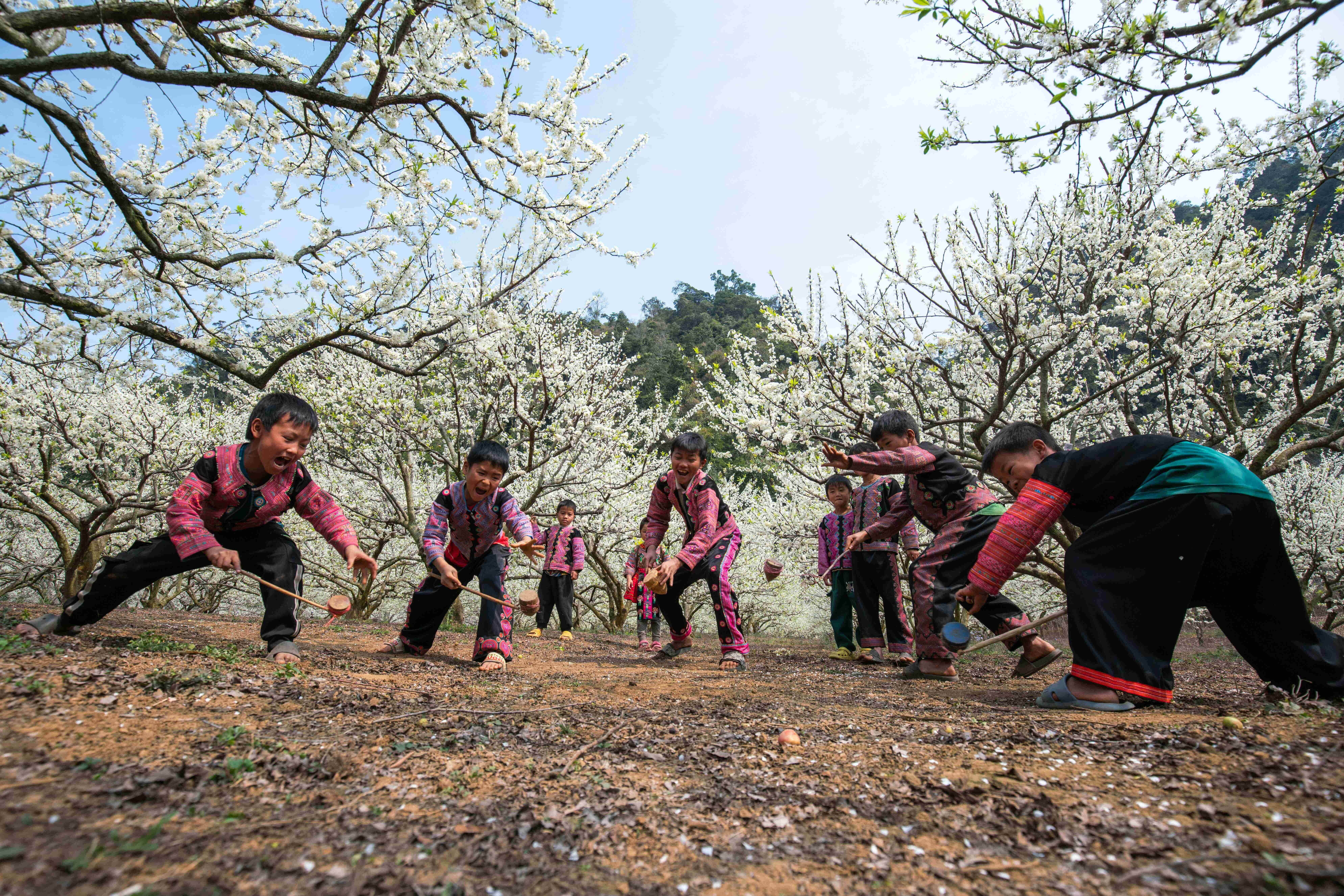 Rosy cheeks and clear eyes